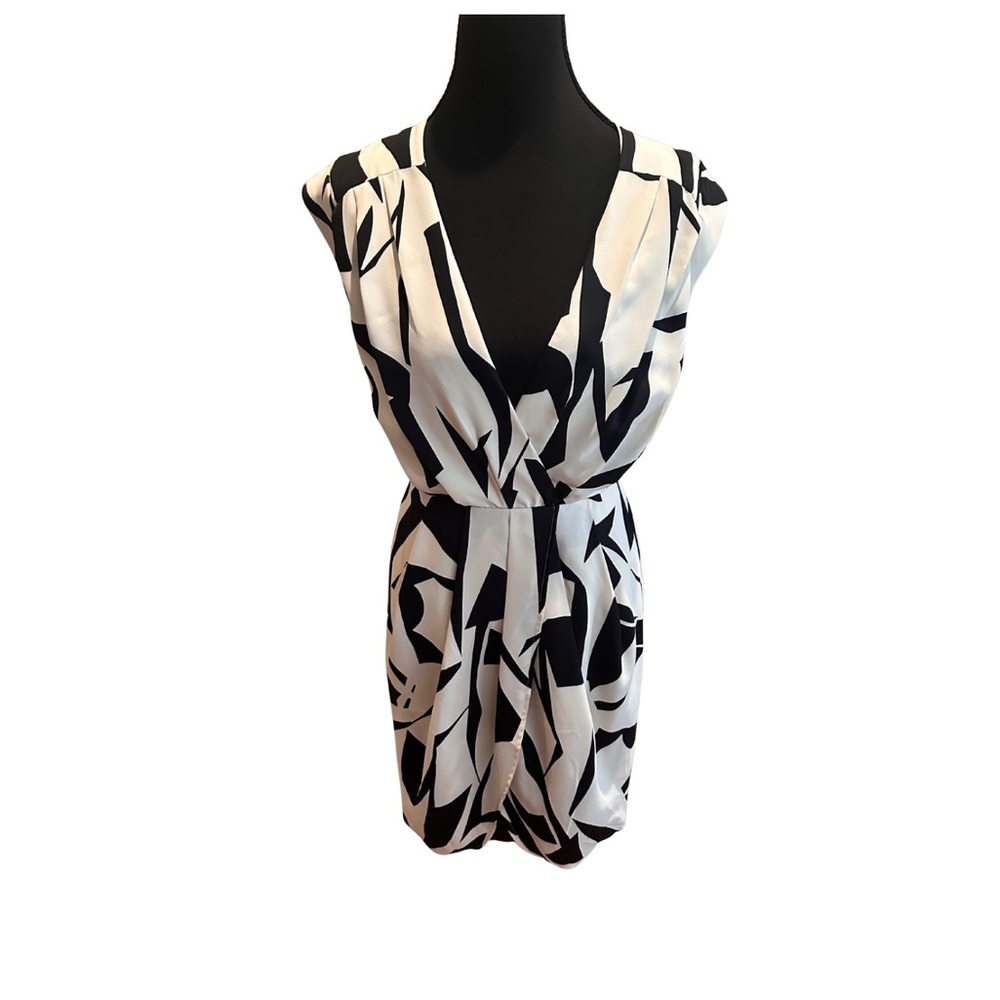 Express Monochrome Patterned Dress - image 1